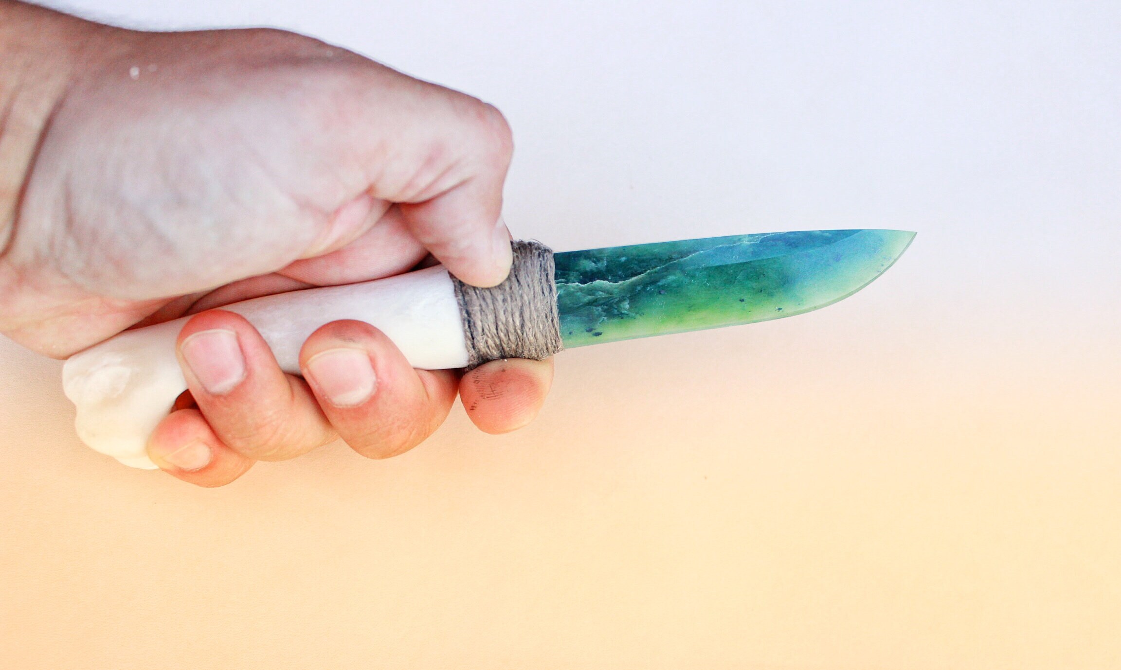 Jade Knife Handmade Knife Sayan Jade Jade Healing Knife Etsy