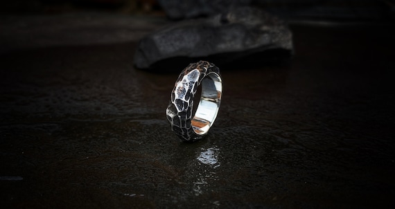 Ring Neolithic, Silver Ring, Crystal Dream