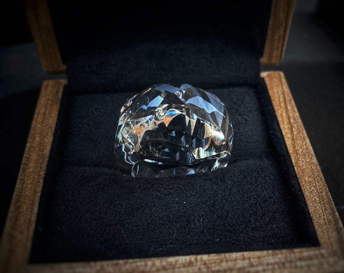 Quartz ring, Stone ring, Rare stone ring