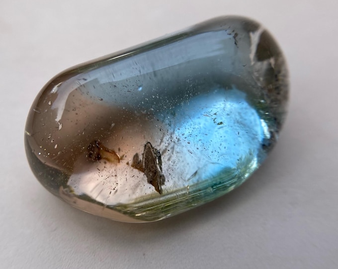 Topaz, Polychrome Topaz, Bi-color, Multicolor Crystal, A collectible mineral specimen, Volyn polychrome topaz, NeolithicStudio Collection
