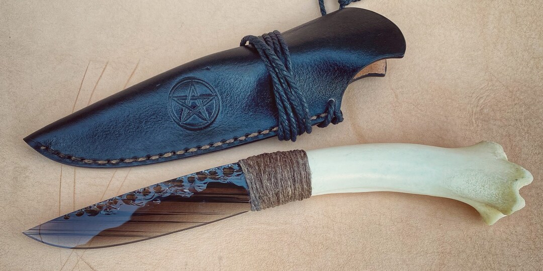 Obsidian Knife Handmade Knife Stone Knife 22 Etsy