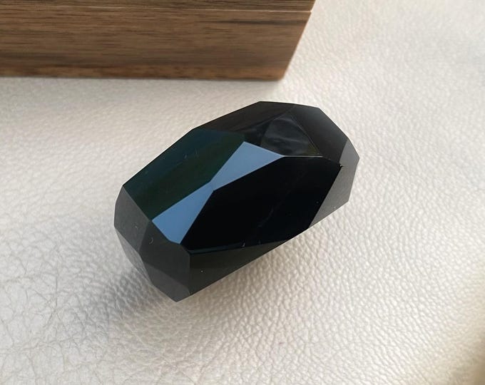 Black Obsidian Ring, Velvet Obsidian Ring, Minimalist Stone Ring, Natural Gemstone Jewelry, Black Crystal Ring, Statement Ring