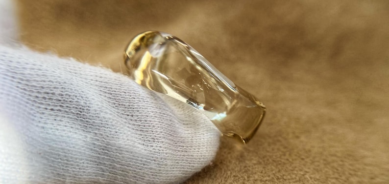 Citrine ring, Rare stone ring, Stone ring image 3