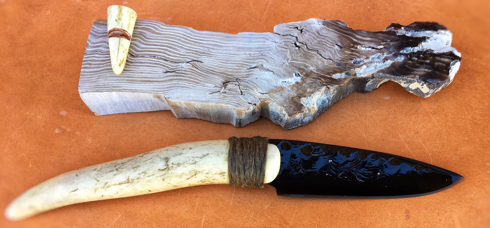 Black Obsidian Magic Knife Stone Knife Handmade Knife Etsy