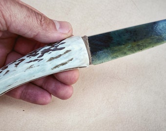 Jade knife, Jade Knife, Handmade Knife, Stone Knife, Practice Knife, Energy Cleansing Knife