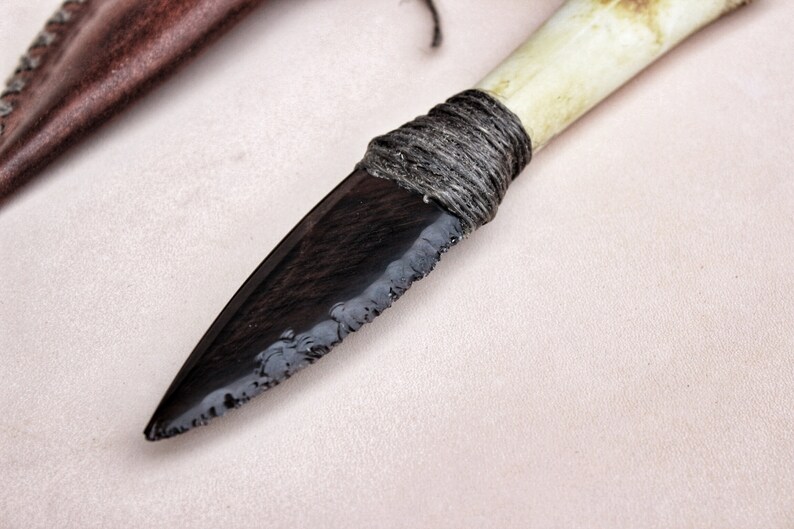 Knife from Obsidian Handmade Knife Modern obsidian knife Etsy