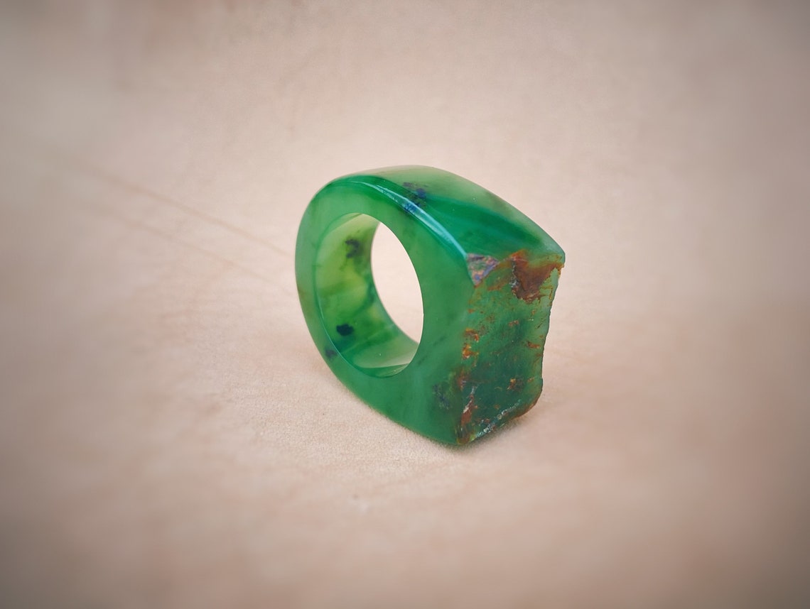 Jade Amulet Ring, Top Jade, Author's Ring From Jade Grade Haranur ...