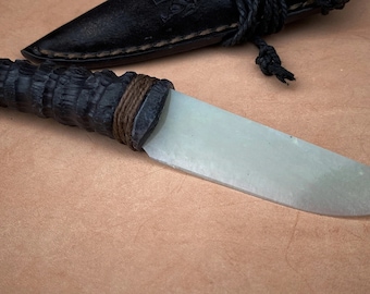 jade handmade knife