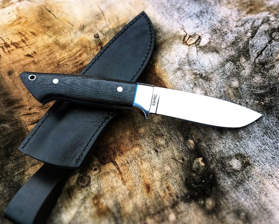 Bushcraft knife, Hunting & Outdoor Knife, Handmade CPM Magnacut Blade, Unique Artisan Knife