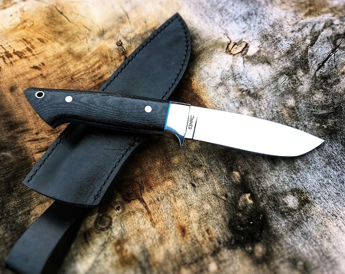 Bushcraft knife, Hunting & Outdoor Knife, Handmade CPM Magnacut Blade, Unique Artisan Knife