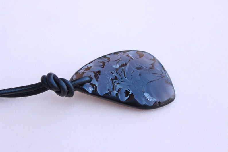 Obsidian Pendant Neolithic Forge Pendant Stone Ornament