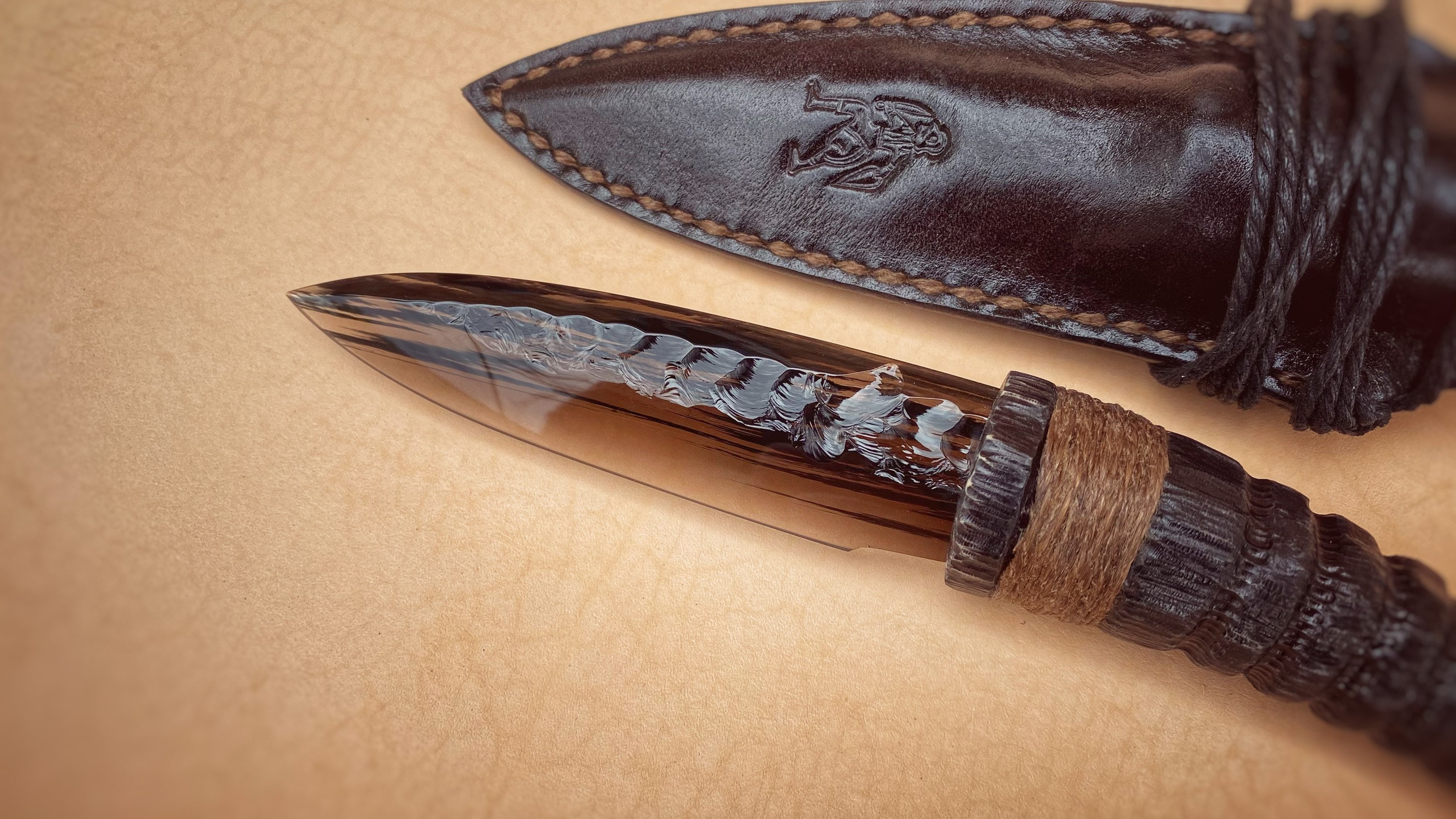 Obsidian Knife Handmade Knife Stone Knife Volcanic Glass Etsy UK