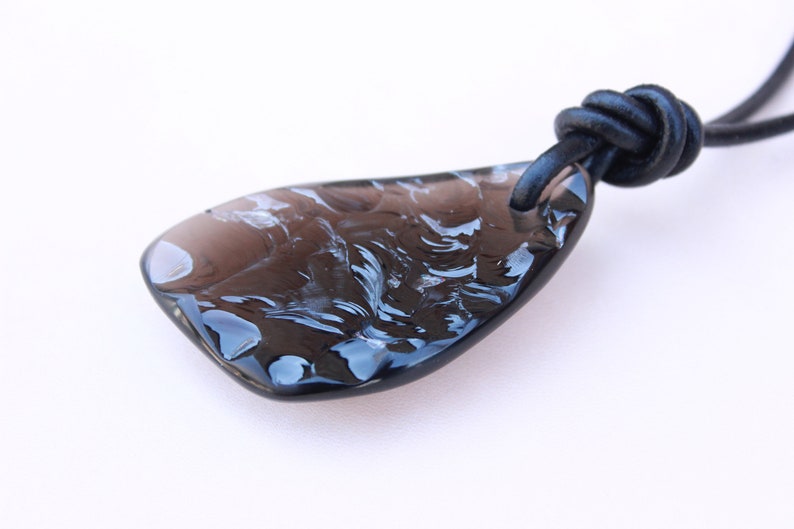 Obsidian Pendant Neolithic Forge Pendant Stone Ornament