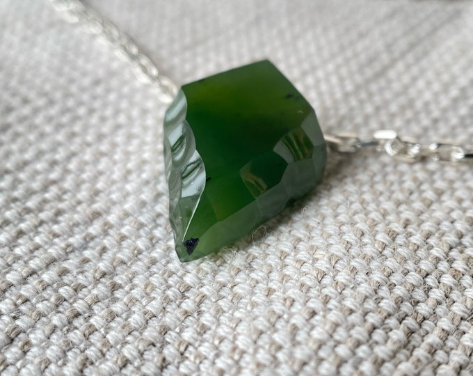 Jade Amulet, Nephrite Pendant