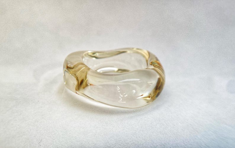 Citrine ring, Rare stone ring, Stone ring image 4