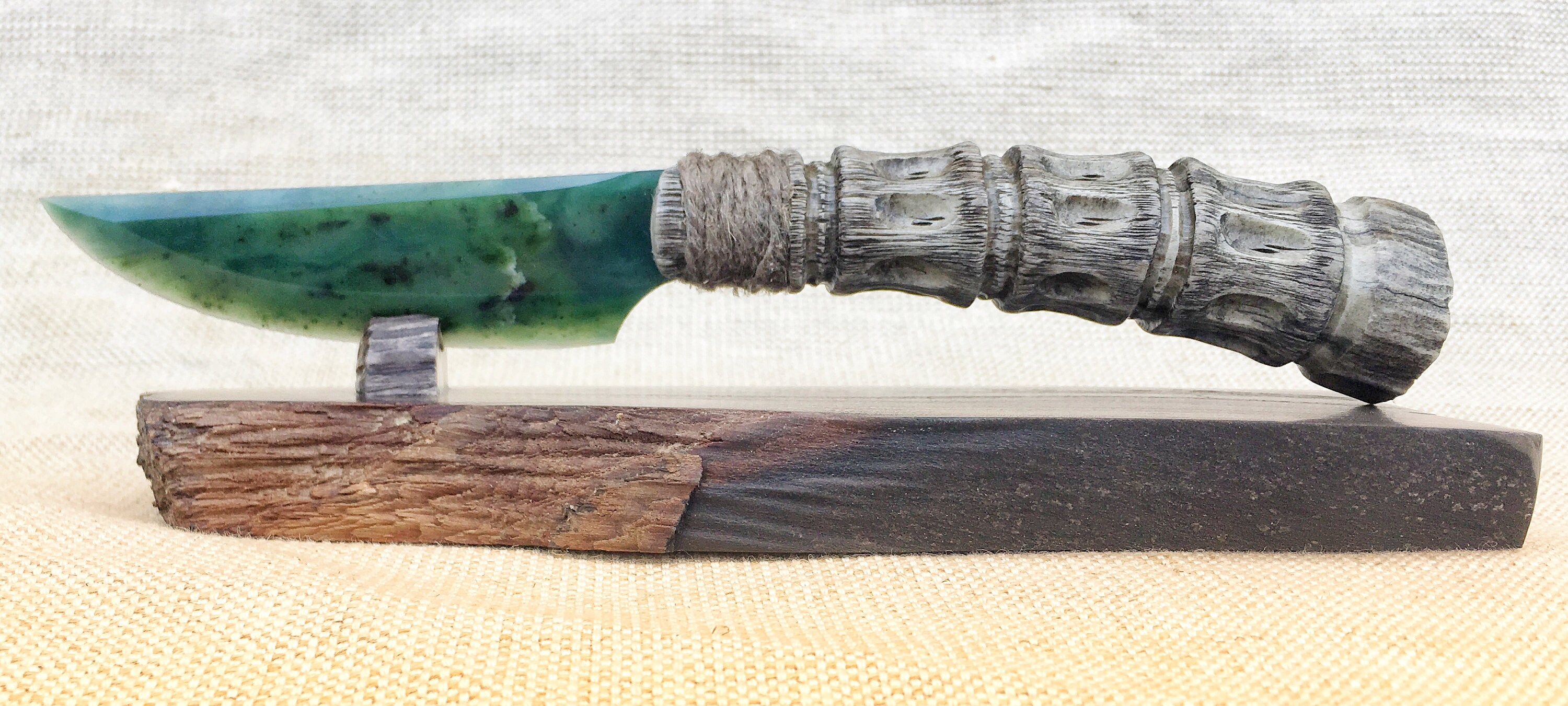 Knife with a blade of jade Russian Jade Gem Stone Jade Natural Etsy
