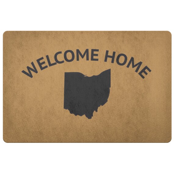 Ohio State Doormat Welcome Home Mat Housewarming Gift