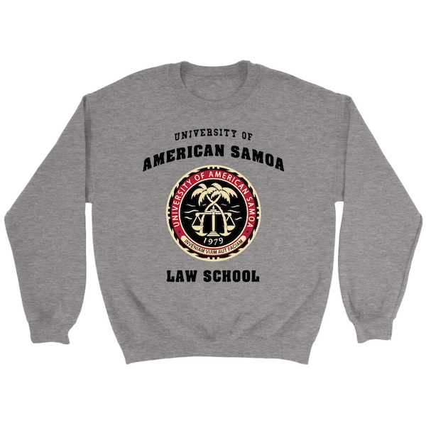 Pull University Sweatshirt Sweatshirt University Of American Samoa - Coupe Regular, Print Qualité - 80% Coton 20% Polyester Sweatshirt American Samoa - Foto 8