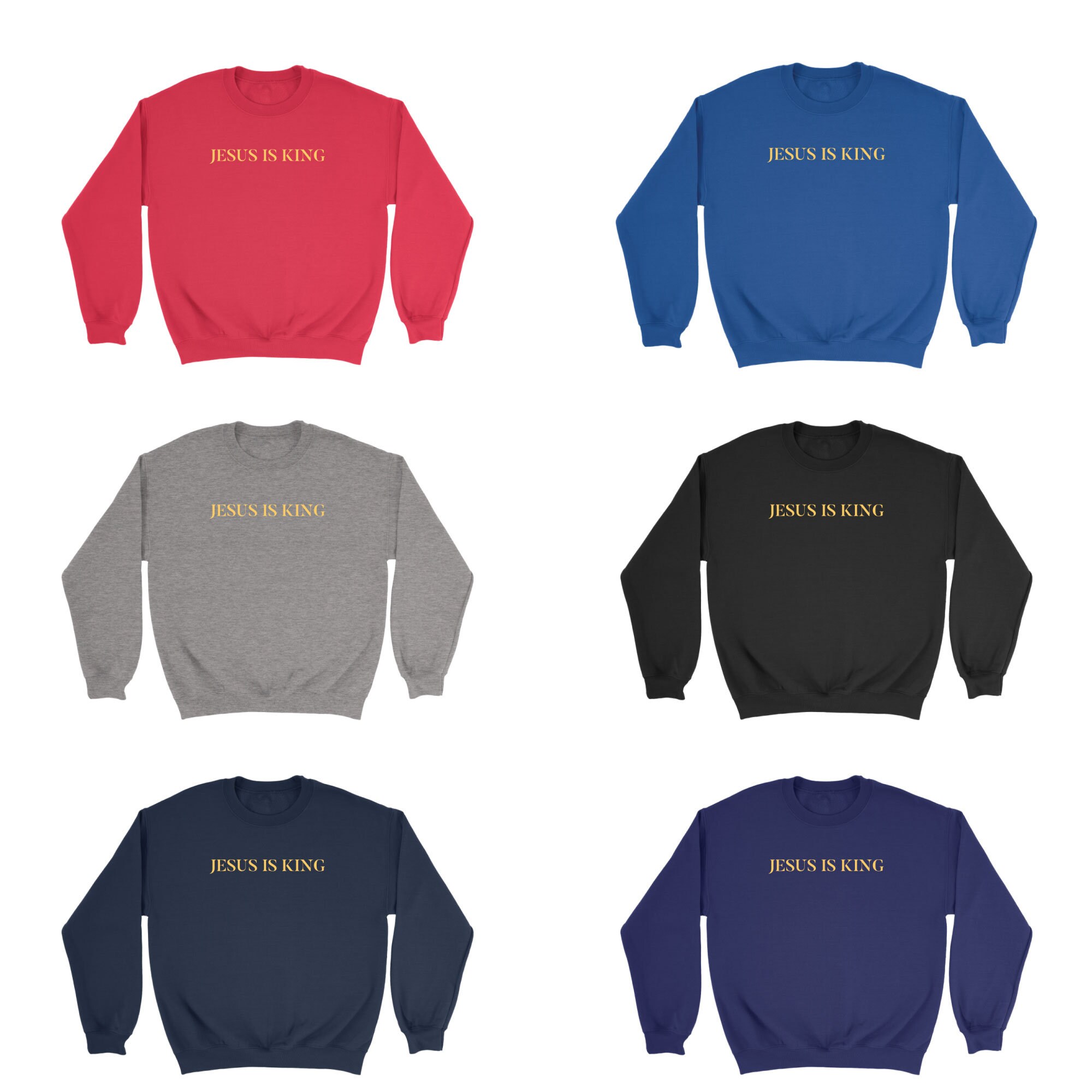 Jesus is King Sweatshirt Kanye West Inspired Sweater Unisex - Etsy