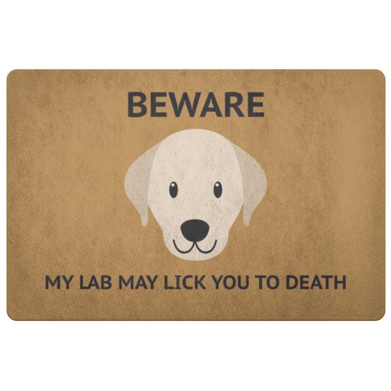 black lab doormat