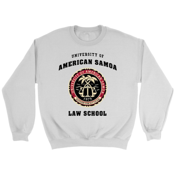 University Of American Samoa Law School Samoan Students DT Crewneck Sweatshirt 