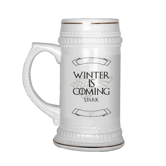 House Stark Game of Thrones Tankard Winter is Coming Collectable Drinking Mug