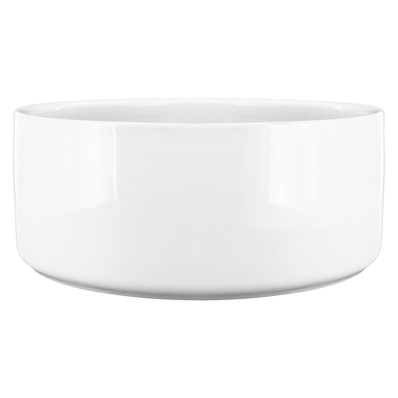 White Marble Ceramic Dog Bowl Aquamenti Food And Water Dish Gift For Pet