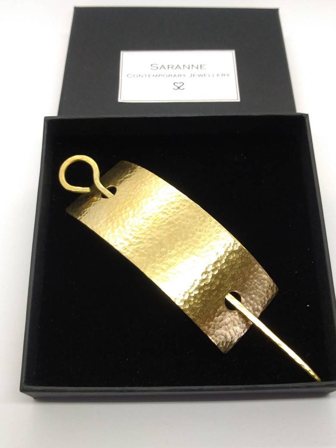 Handmade Brass Barrette Hair Slide Handmade Hair Etsy UK