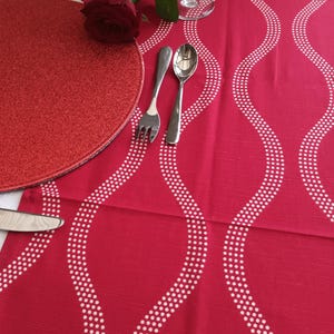 table Runner,  red