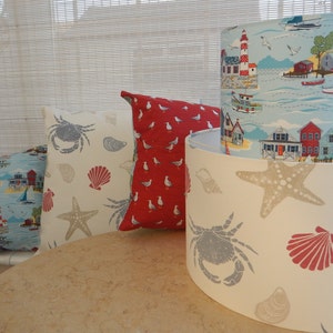 Lampshades, Cushions, Seaside