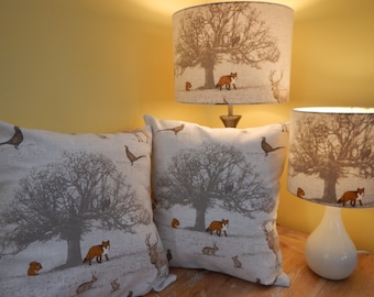 Lampshades and Cushions , Woodland