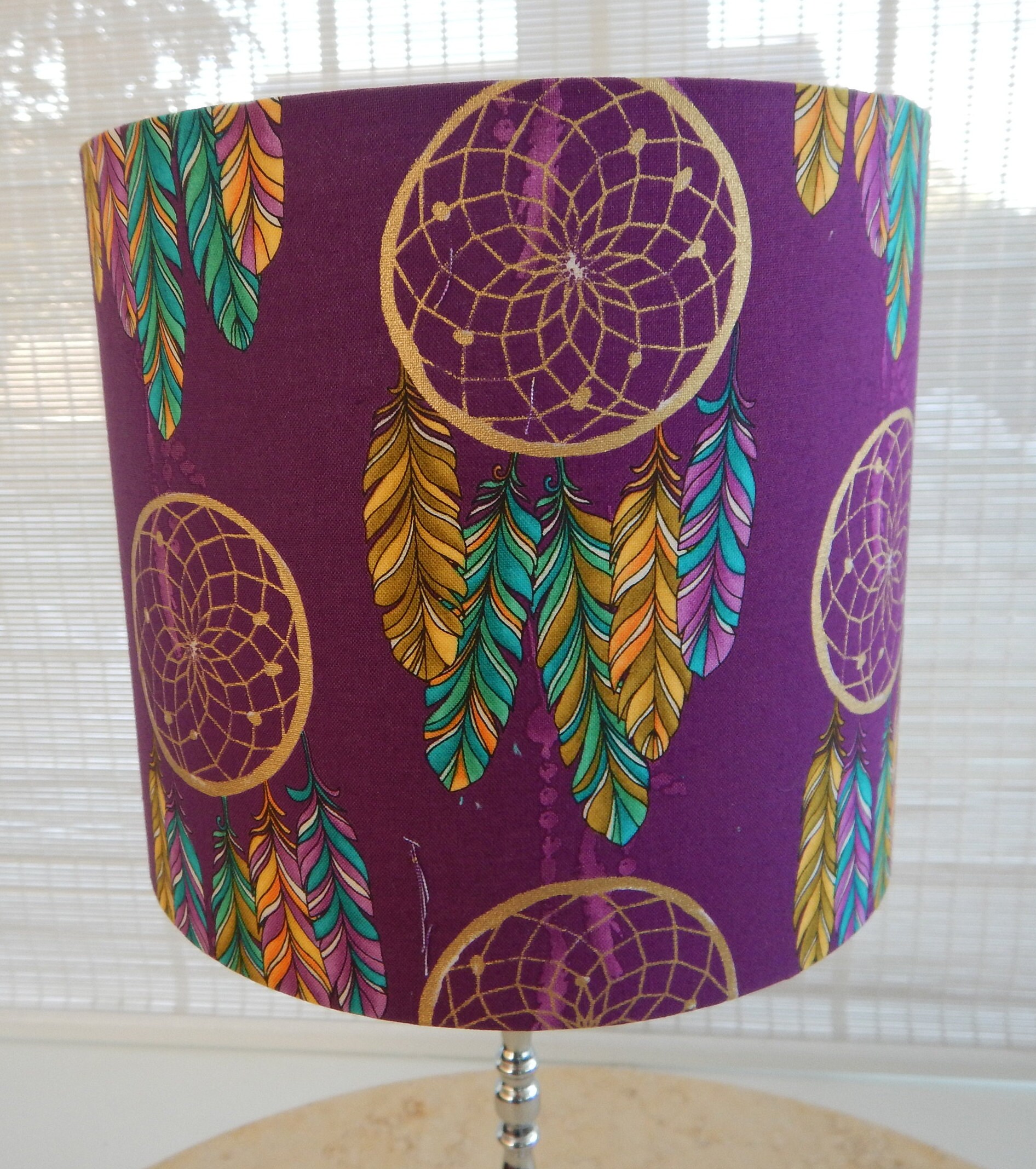 Purple Dream Catcher Lampshade Purple Dream Catcher Lampshade, Dream Catcher Lamp Shade