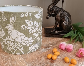 ランプシェード、リネン、野ウサギとキジ - Etsy 日本