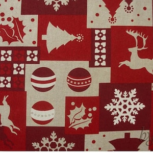Christmas decorative fabric