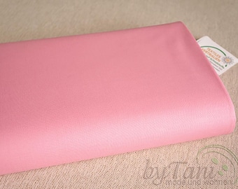 Cotton fabric plain pink, cotton, firm, durable, Oeko-Tex, sold by the meter, plain, pink, plain cotton fabric