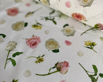 Decorative fabric roses, Garden Flowers, Decorative fabric roses, Nature, Rose bush, Plants, Garden, Outdoor, Cotton, Sewing service