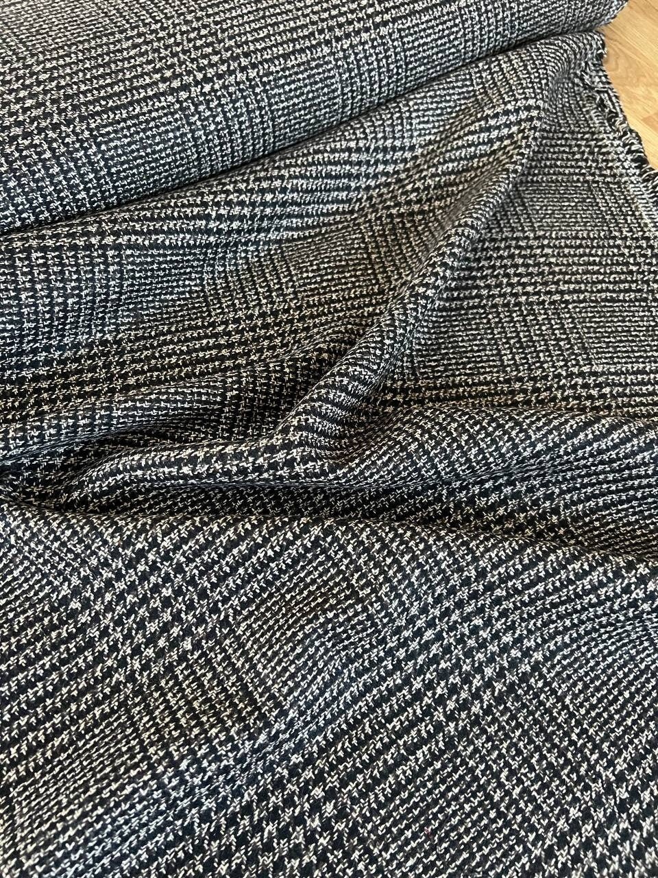 Checked wool fabric - Etsy 日本