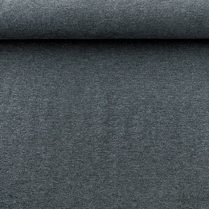 May include: Close-up of a dark gray fabric with a textured surface. The fabric is rolled up and the texture is visible.