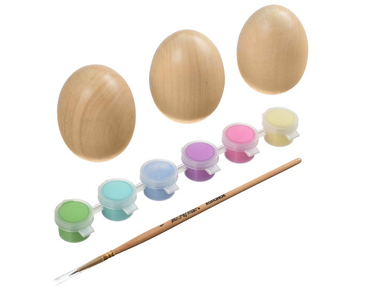Eggs toy | Blank wooden nesting eggs DIY Easter eggs Unfinished wood toy Wooden Easter eggs Unfinished wood egg Easter egg decor