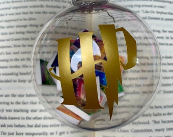 Harry Potter Mini Book Ornament, Plastic Ornament, Harry Potter Book Series, Personalized Ornament