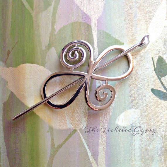 silver hair slide