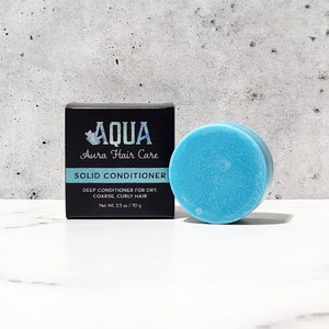 Aqua Aura Solid Conditioner Bar for Dry, Curly Hair
