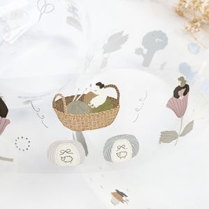 Day Dream PET Tape by Ivy Snow: 100cm sample Vintage Girl Scrapbooking Embellishment