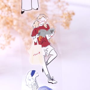 Flower Club PET Tape Sample: Pre-Cut Clear Stickers for Journaling