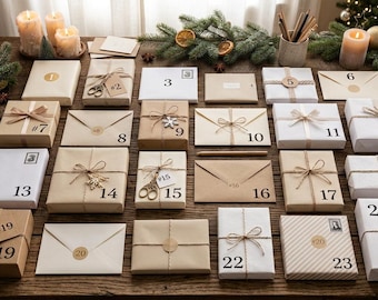 Christmas Stationery Advent Calendar from NHP DESIGN STUDIO, 24 days full of gift suprises