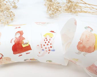 Cinta Washi Cuarteto de las Estaciones de Dodolulu para decorar agendas y diarios.