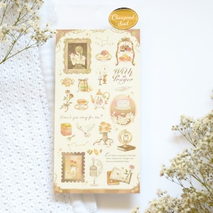Stickers Mind Wave Charlotte Choupinet Seal // stickers mignons, autocollants pour agenda, autocollants pour carnet de scrapbooking, autocollants fabriqués au japon