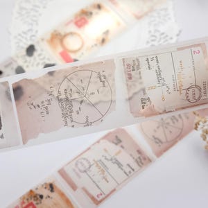 Cinta adhesiva PET mate de 100 cm con palabras de PlusMinus para llevar un diario, planificar, envolver regalos, hacer tarjetas hechas a mano y hacer álbumes de recortes