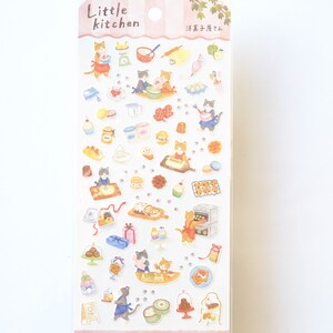 Kleine Küche Mind Wave Aufkleber | süße Aufkleber, Planner Sticker, Sticker für Scrapbook Journal | Aufkleber Made in Japan