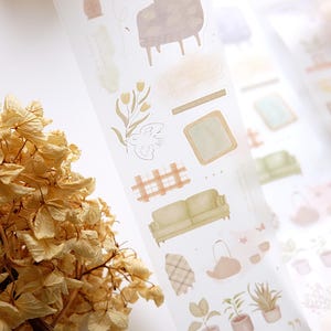 35 cm voorgesneden PET-tape Daily Life voor journaling || scrapbooking || cadeaupapier || feestdecoraties || Materiaal voor het maken van kaarten: